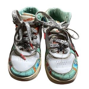 Reebok Reverse Jam Monopoly High Tops Board Edition Boys Size 11